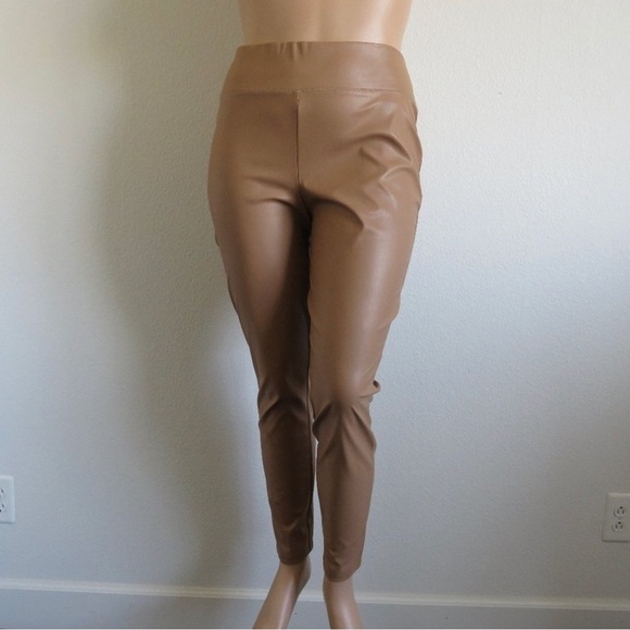 INC INT’L CONCEPTS Women’s Tummy Control Faux Leather Skinny Pants Size 18 NWT - Picture 3 of 4